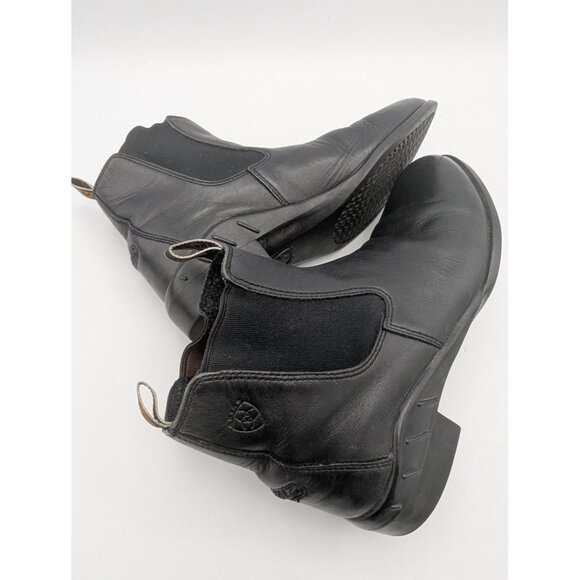 Ariat Boots Womens Size 4 Black Leather Paddock English Riding Jodhpur 67301 - Picture 4 of 11
